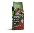 Сухой корм Monge Dog BWild GRAIN FREE для взрослых собак всех пород беззерновой из мяса ягненка с картофелем и горохом  70011723 (2,5кг)