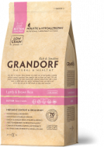 Сухой низкозерновой корм GRANDORF для котят ягненок с рисом 2 кг Сухой низкозерновой корм GRANDORF для котят ягненок с рисом 2 кг