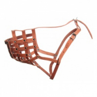 Намордник кожаный №6 (дог,сенбернар) Намордник кожаный №6 (дог,сенбернар)