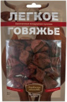 Лакомство Деревенские Легкое говяжье 50 г Лакомство Деревенские Легкое говяжье 50 г