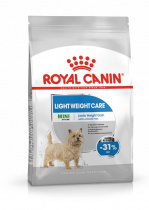Корм для взрослых собак мелких размеров, склонных к набору лишнего веса Royal Canin Mini Light Weight Care, сухой , 1 кг
