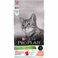 Сухой корм Pro Plan® для взрослых стерилизованных кошек и кастрированных котов, для поддержания органов чувств, с высоким содержанием лосося, Пакет, 1,5 кг 