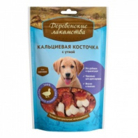 Деревенские Кальциевая косточка с уткой д/щенков 90 г Деревенские Кальциевая косточка с уткой д/щенков 90 г