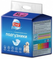 Cliny Подгузники для собак и кошек, xl (15-30кг) 7 шт. Cliny Подгузники для собак и кошек, xl (15-30кг) 7 шт.