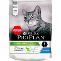 Сухой корм Pro Plan® для взрослых стерилизованных кошек и кастрированных котов старше 1 года, с кроликом, Пакет, 200 г 