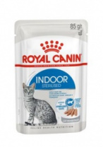 Корм для взрослых кошек, постоянно живущих в помещении, Royal Canin Indoor Sterilized, желе, 85г Корм для взрослых кошек, постоянно живущих в помещении, Royal Canin Indoor Sterilized, желе, 85г