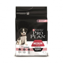 Сухой корм Pro Plan® для щенков средних пород с чувствительной кожей, с высоким содержанием лосося, Пакет, 12 кг