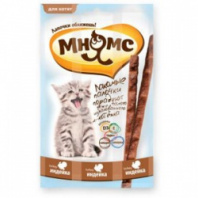 Лакомство Мнямс для котят лакомные палочки с индейкой  3шт 55358 (3г) 