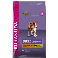 Корм для щенков средних пород Eukanuba Puppy Medium Breed сухой, 3 кг