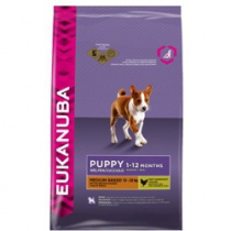 Корм для щенков средних пород Eukanuba Puppy Medium Breed сухой, 3 кг