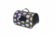 Сумка-переноска ЭКО №2 90012 40,5х24х24см жесткая, нейлон принт*1 