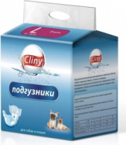 Cliny Подгузники для собак и кошек, l (8-16кг) 8 шт. Cliny Подгузники для собак и кошек, l (8-16кг) 8 шт.
