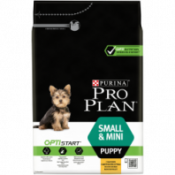 Сухой корм Pro Plan® для щенков мелких и карликовых пород, с высоким содержанием курицы, Пакет, 3 кг