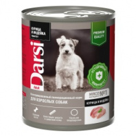 Дарси д/собак курица и индейка паштет банка 850г Дарси д/собак курица и индейка паштет банка 850г