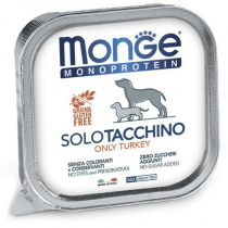 Monge Dog Monoprotein Solo консервы для собак паштет из индейки 150г