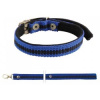 Комплект Gamma ошейник+поводок для кошек капрон  Цк-01100 (15х400мм) 