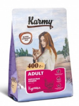 Karmy Эдалт Курица 0,4кг. Корм для взрослых кошек старше 1 года. Karmy Эдалт Курица 0,4кг. Корм для взрослых кошек старше 1 года.