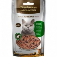 Деревенские Ломтики ягненка нежные д/к 45 гр лакомство для кошек Деревенские Ломтики ягненка нежные д/к 45 гр лакомство для кошек