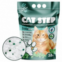 Наполнитель CAT STEP Crystal Fresh Mint впитывающий силикагелевый 3,8л 20363011 