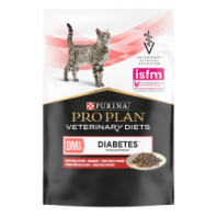 Влажный корм Pro PLan Veterinary Diets DM St/Ox для взрослых кошек при диабете, с говядиной, Пауч, 85 г Влажный корм Pro PLan Veterinary Diets DM St/Ox для взрослых кошек при диабете, с говядиной, Пауч, 85 г