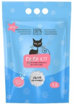 Наполнитель Си Си Кэт для кошек впитывающий силикагелевый 7,6л 173.019а 