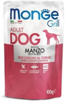 Monge Dog Grill Pouch паучи для собак говядина 100г