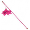Игрушка Triol Удочка-дразнилка Розовые перья для кошек  C4011 (48см) 