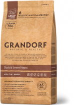 Сухой беззерновой корм GRANDORF для собак всех пород утка с бататом 10 кг