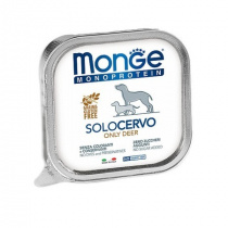 Monge Dog Monoprotein Solo консервы для собак паштет из оленины 150г