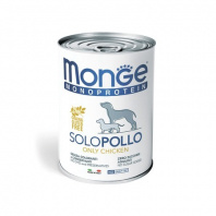 Monge Dog Monoprotein Solo консервы для собак паштет из курицы 400г