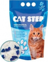 Наполнитель CAT STEP силикагелевый антибактериальный  3л 20363008 (1,32кг) 