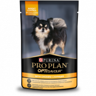 Влажный корм Pro Plan® для взрослых собак мелких и карликовых пород, склонных к набору веса, с курицей в соусе, Пауч, 100 г Влажный корм Pro Plan® для взрослых собак мелких и карликовых пород, склонных к набору веса, с курицей в соусе, Пауч, 100 г