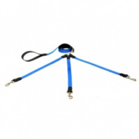 Зооник Комплект поводок 1,5 м + сворка тройная 20 мм, 1 уп Зооник Комплект поводок 1,5 м + сворка тройная 20 мм, 1 уп