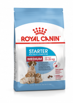 Royal Canin Medium Starter Корм для щенков средних размеров до 2-х месяцев, беременных и кормящих сук, 4 кг