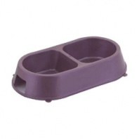 Миска Gamma для кошек двойная пластик Пг-07200 Миска Gamma для кошек двойная пластик Пг-07200