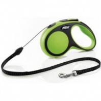 Рулетка Flexi New Comfort S 5м/12кг д/с трос/зеленый Рулетка Flexi New Comfort S 5м/12кг д/с трос/зеленый