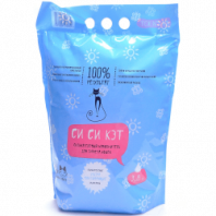 Наполнитель СиСиКэт впитывающий для туалета силикагелевый п/м пакет 3,8л (8 в уп) 